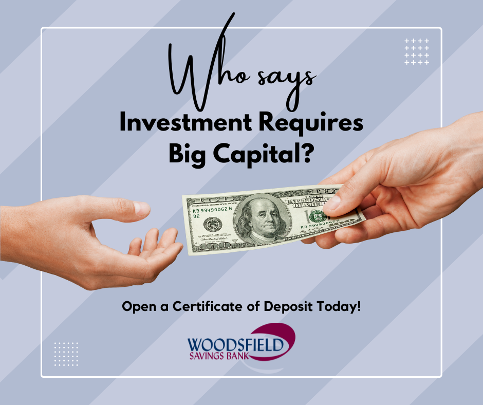 Open a Certificate of Deposit Today!