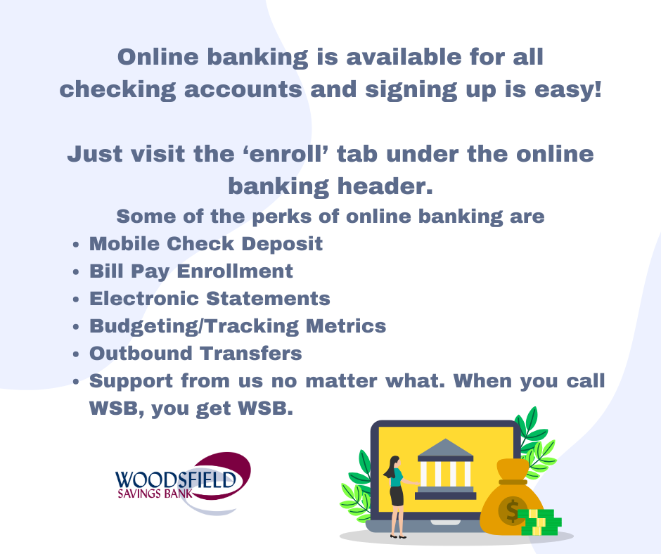 signing up for online banking is easy